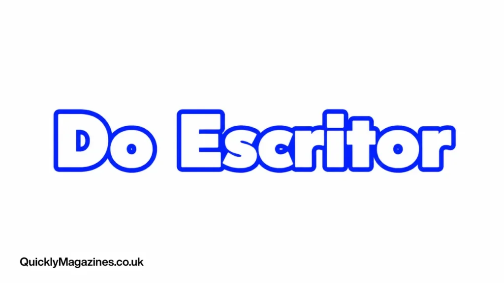do escritor