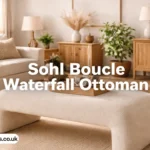 sohl boucle waterfall ottoman